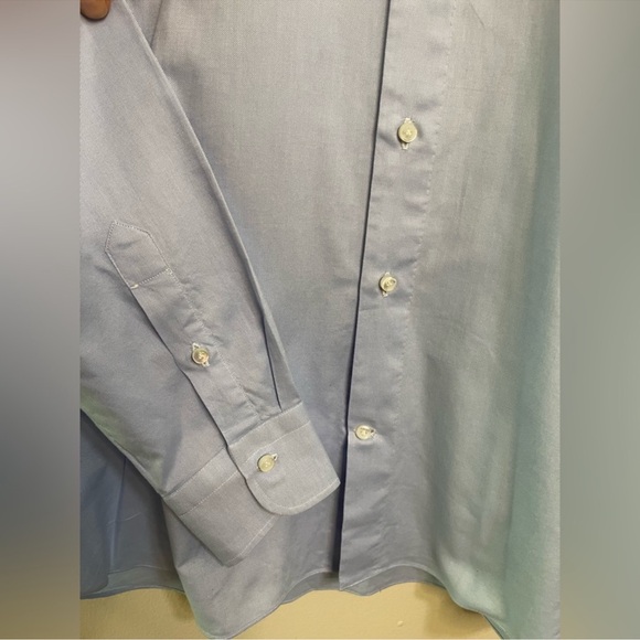 BORRIELLO Napoli Men Made Hand by Michael Jondral Button Down Shirt Sz 16 1-2/42 - Picture 8 of 16